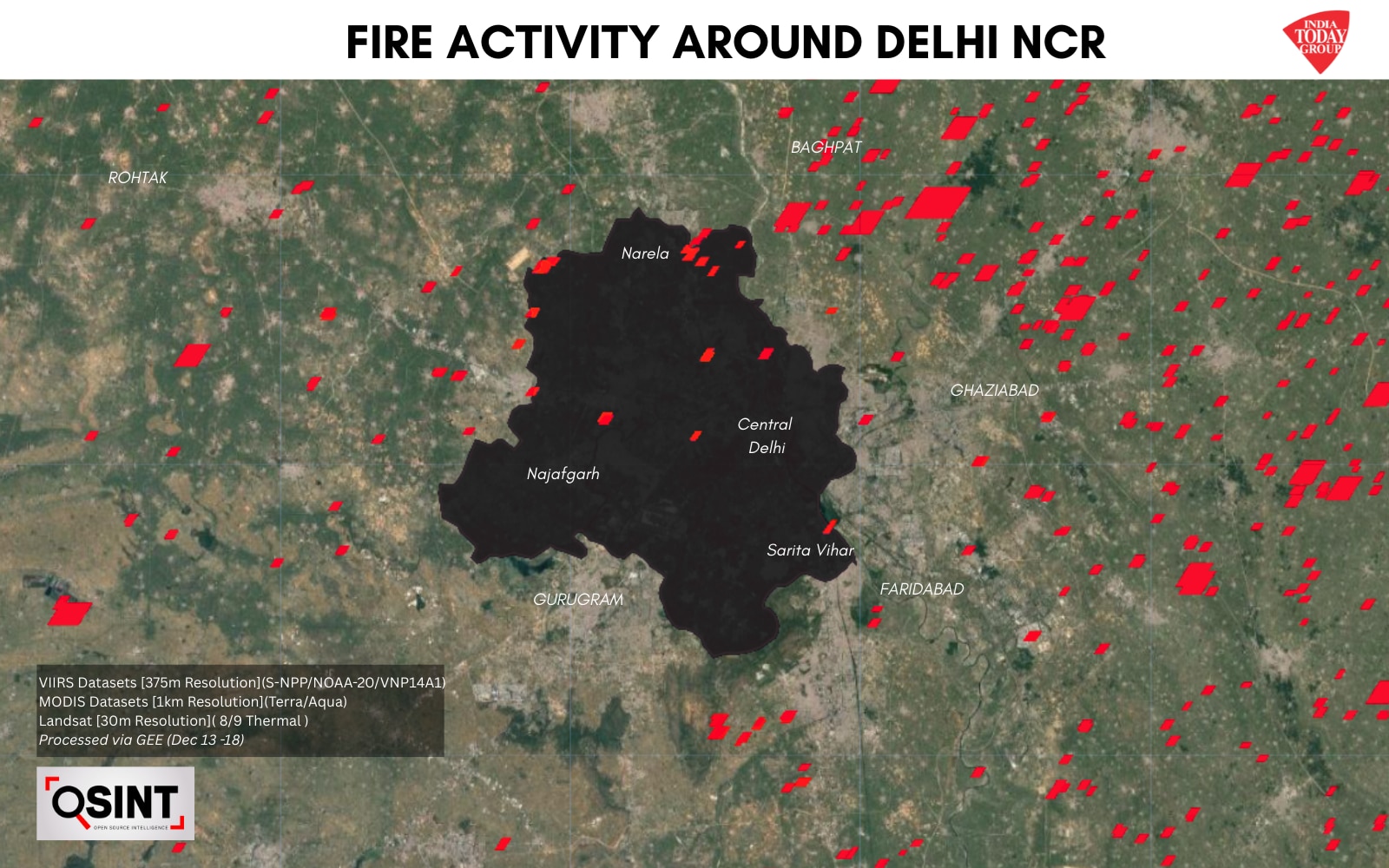 Delhi AQI in December 4th
