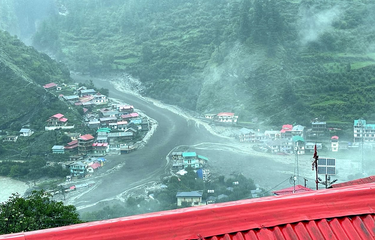 Dharali Village Cloudburst Uttarakhand Dharali Village Cloudburst Uttarakhand