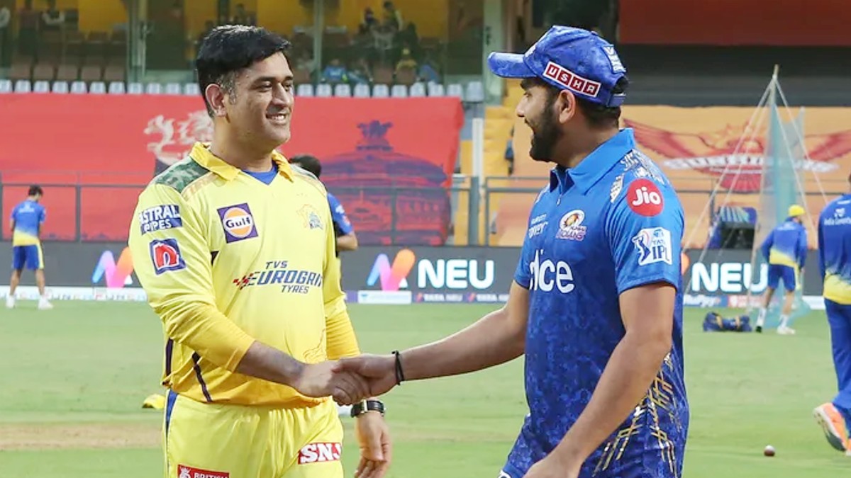 Dhoni and Rohit IPL 2023