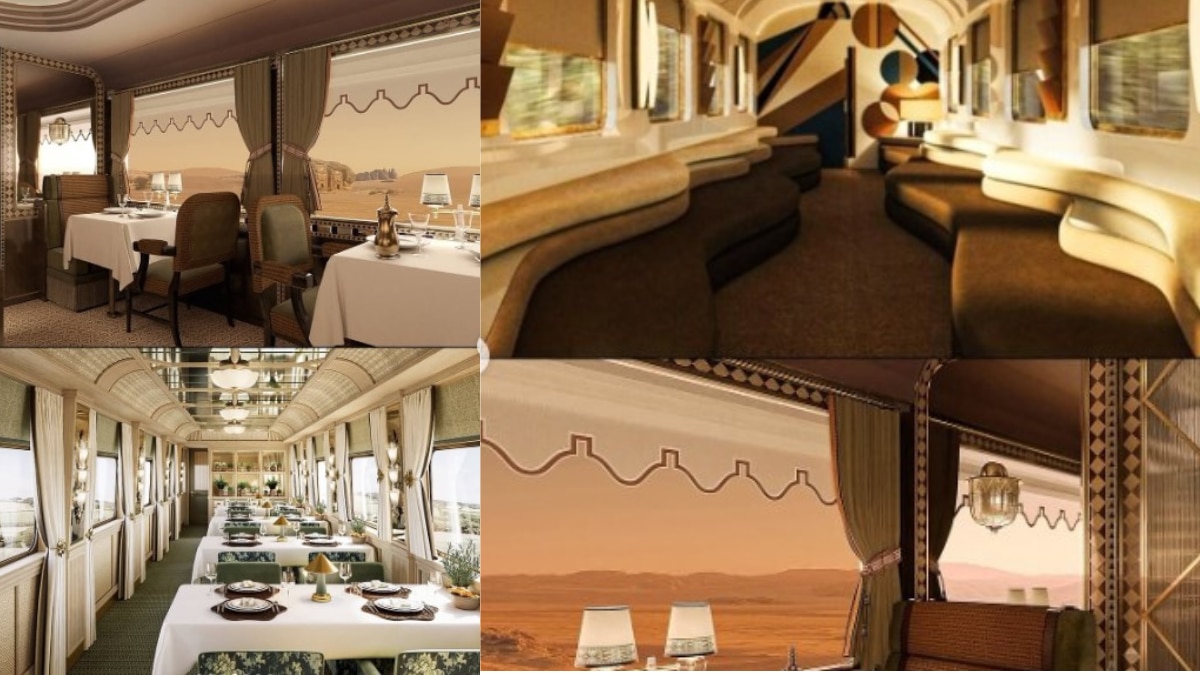 Inside view of Saudi Arabia's luxury train