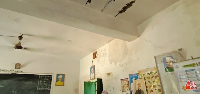 La escuela de Jharkhand está en malas condiciones