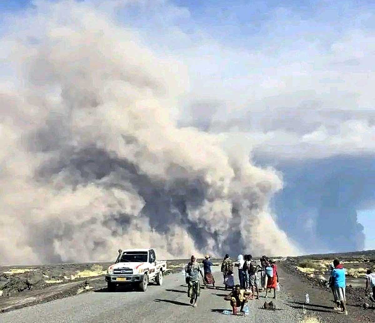 Ethiopia volcano Ash in Delhi