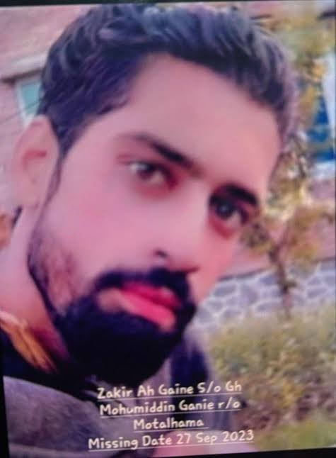 File pic of Zakir Ganaie File pic of Zakir Ganaie