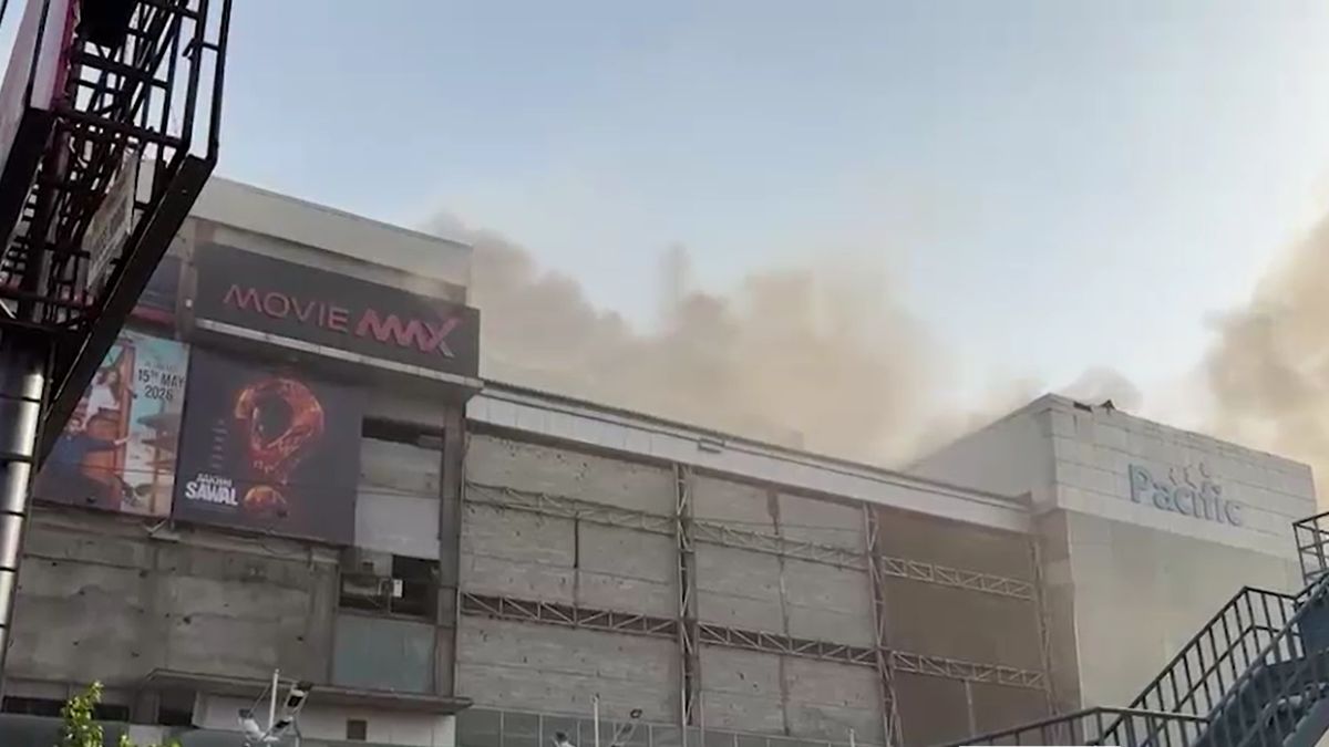 fire breaks out in projector room of cinema at pacific mall ghaziabad fire breaks out in projector room of cinema at pacific mall ghaziabad