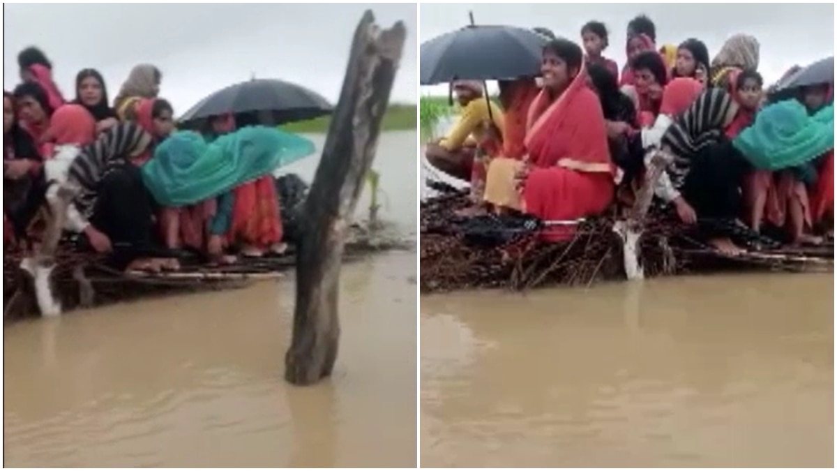 गंडक में फंसे मजदूर