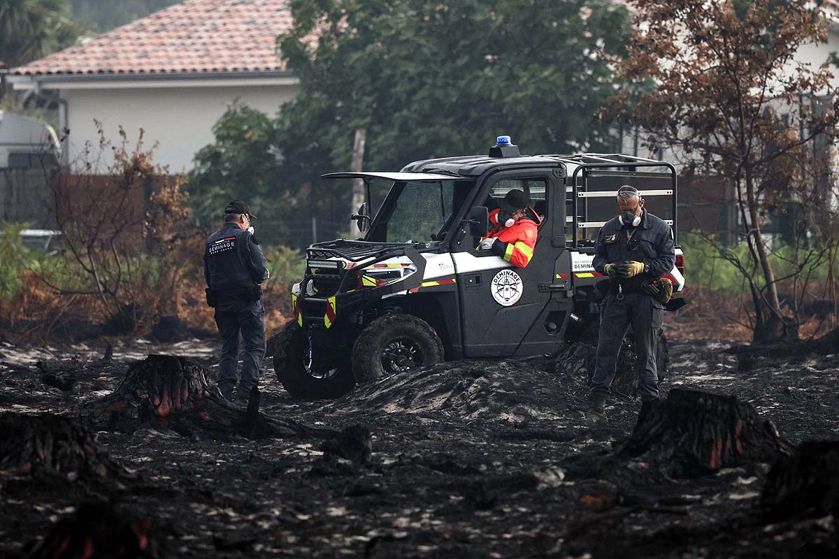 France Wildfire World War II Bombs
