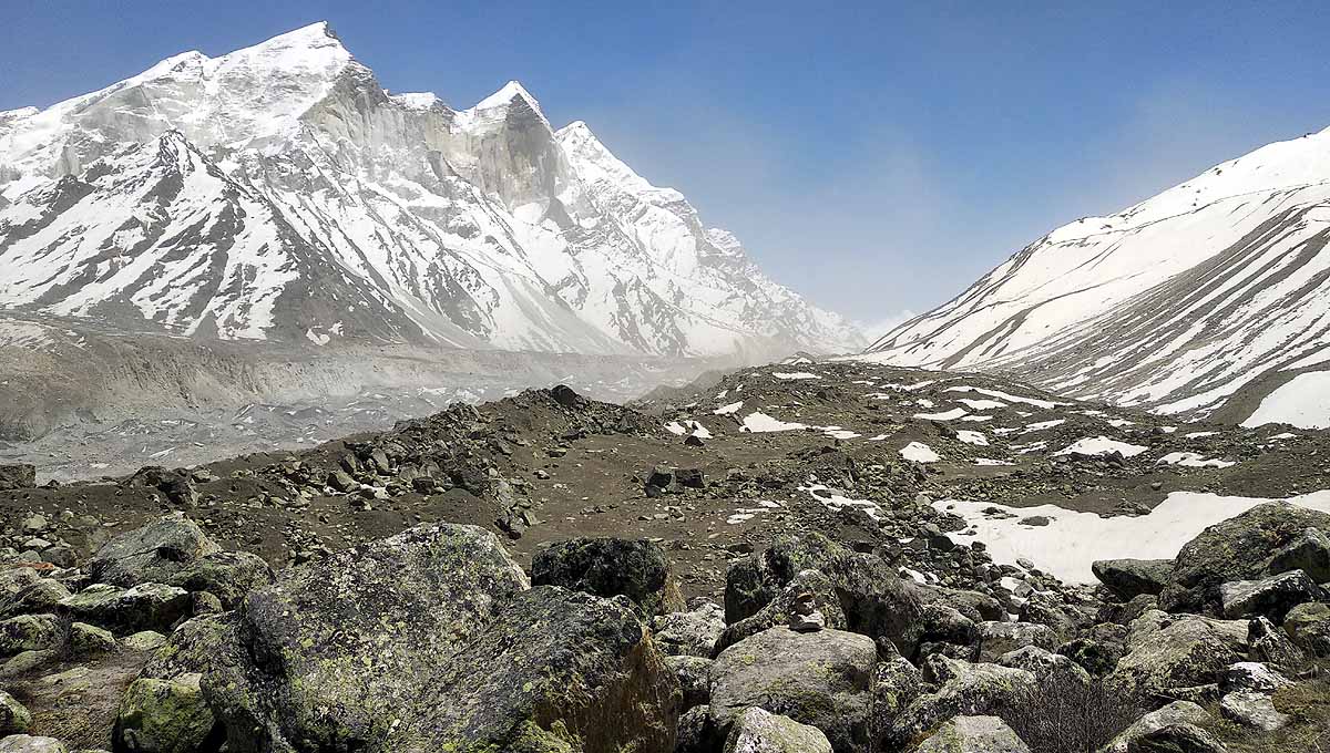 Gangotri Glacier snow melt