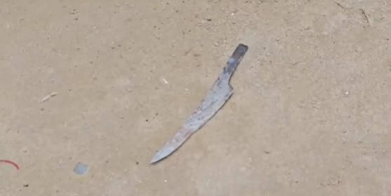 हत्या में इस्तेमाल किया गया हथियार.