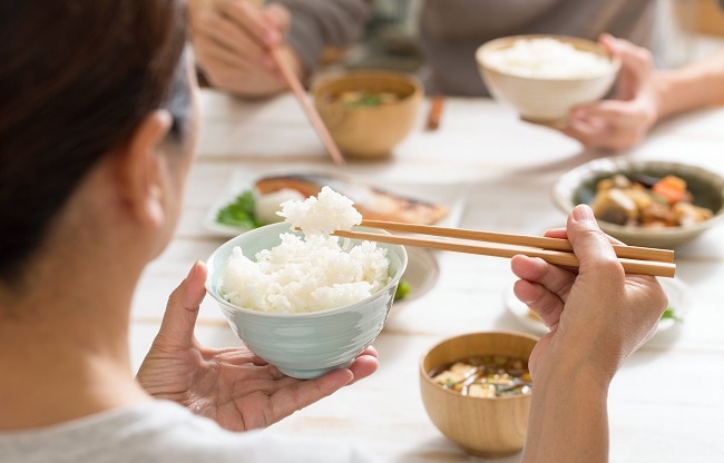 why japan government begins auction of rice reserve photo Getty Images