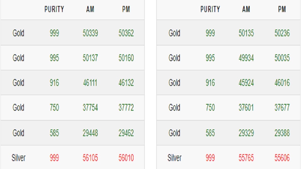 Gold-Silver Price Today