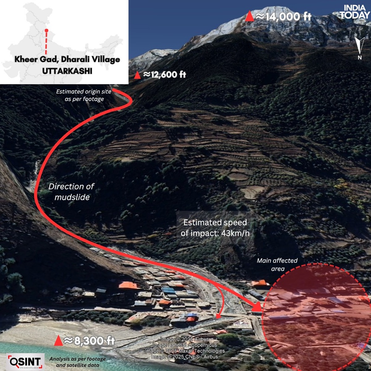 Dharali cloudburst news