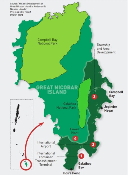 Great Nicobar Map