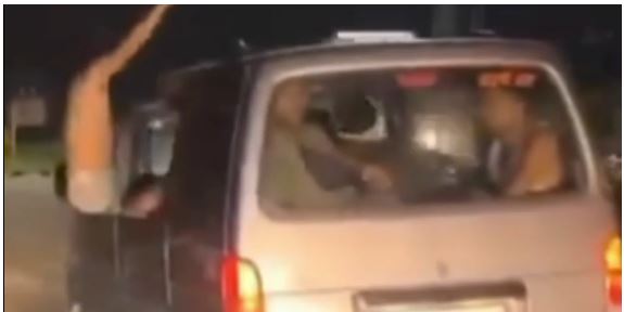  obscene act with female rider