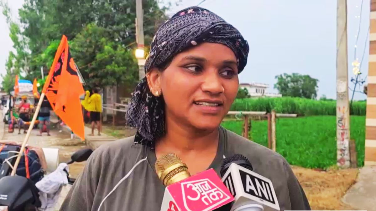 haryana daughter in law walks 230 km with husband to bathe in laws with ganga water kanwar yatra haryana daughter in law walks 230 km with husband to bathe in laws with ganga water kanwar yatra