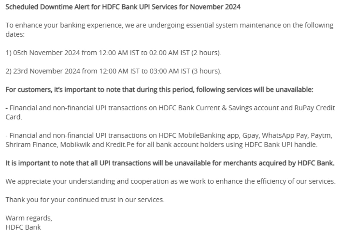 HDFC Bank Information 