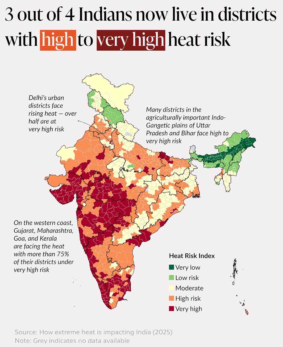 high heat risk districts high heat risk districts
