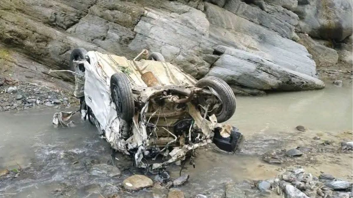Himachal Four killed after vehicle plunges 300 feet into gorge Chamba Churah
