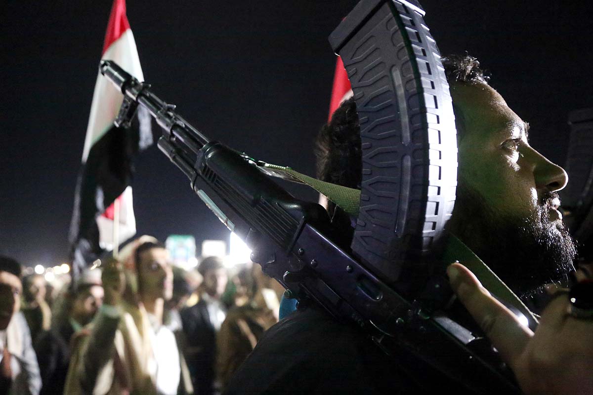 Houthi rebels, Saudi Arabia border