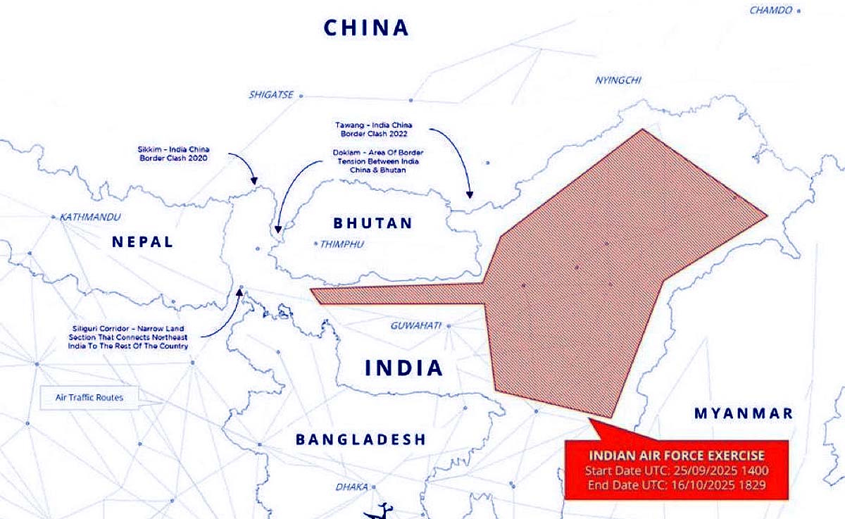 IAF Exercise in Northeast