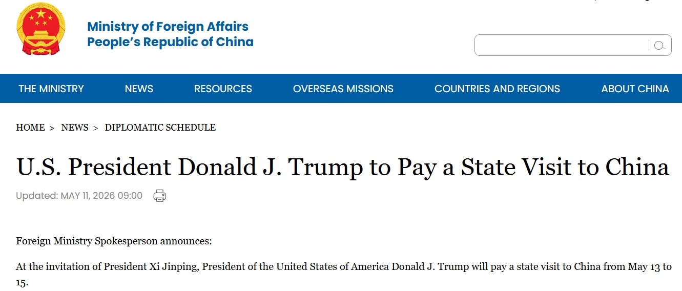 trump china visit