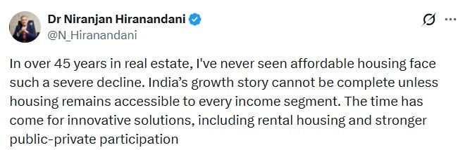 किफायती घरों की भारी किल्लत