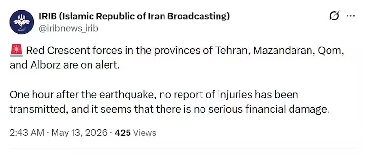 Tehran Earthquake