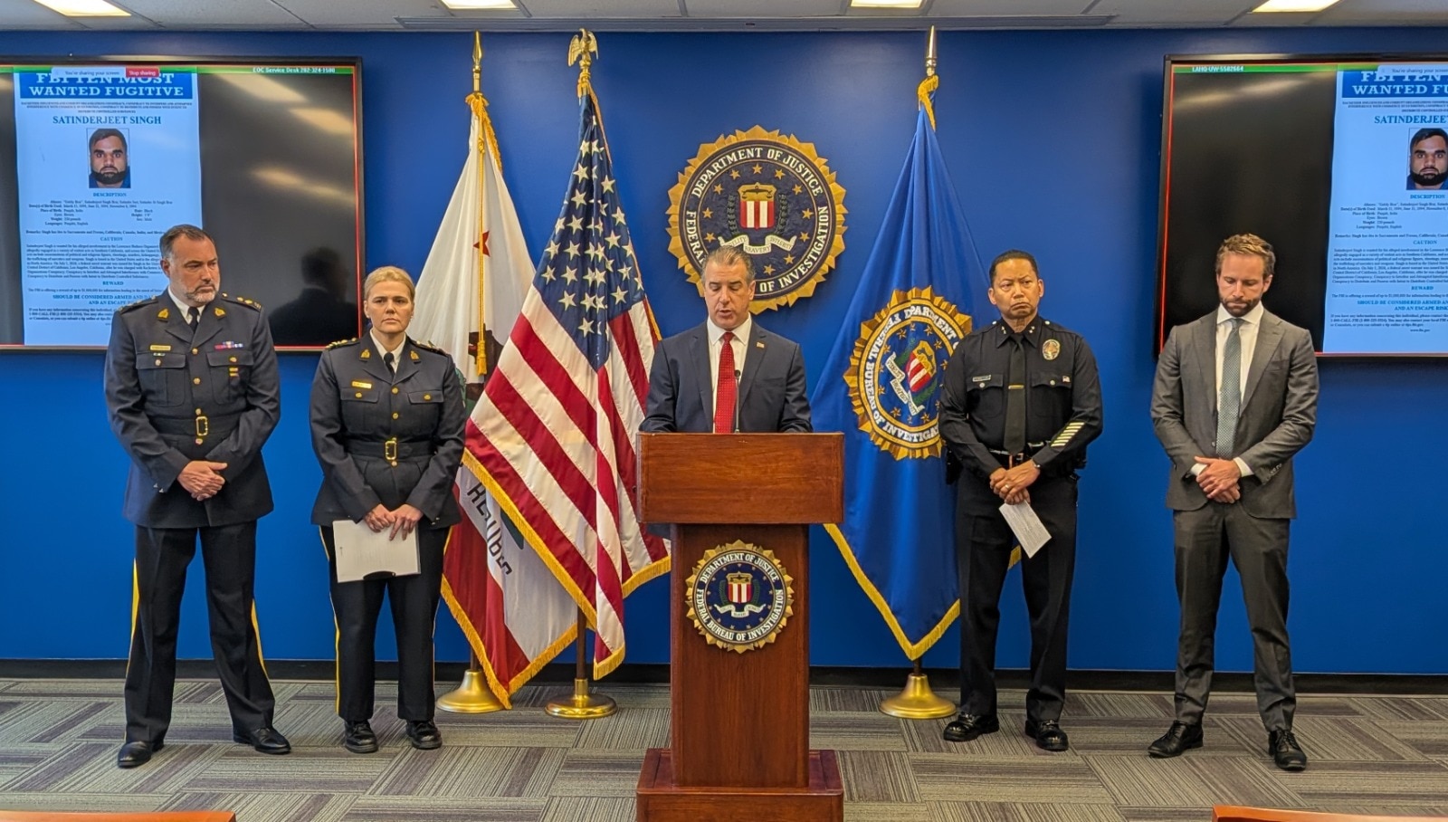 Goldy Brar added to the FBI's Ten Most Wanted Fugitives list