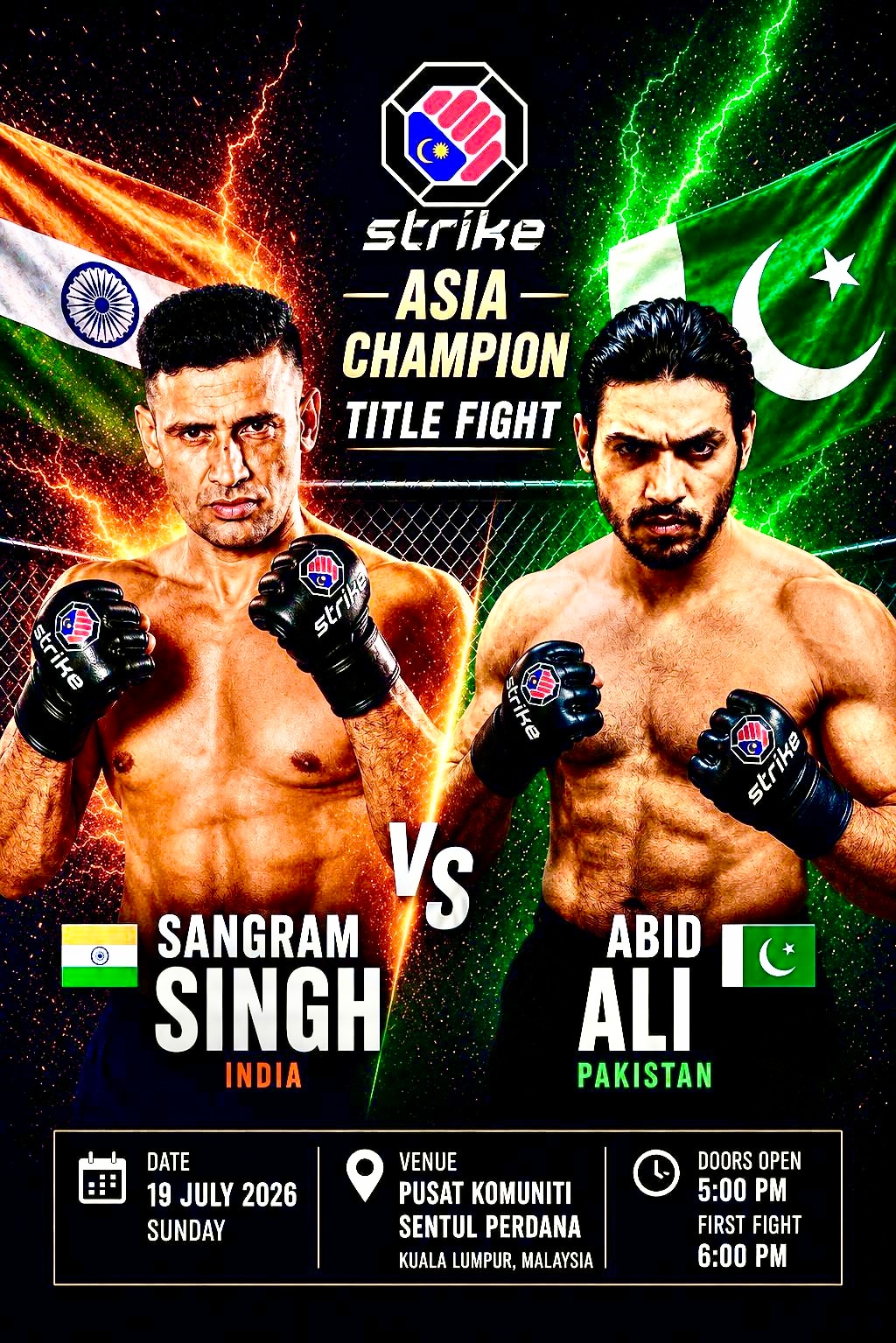 MMA fight