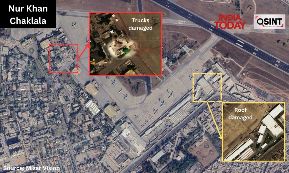 India Strikes Pakistan Nur Khan Airbase