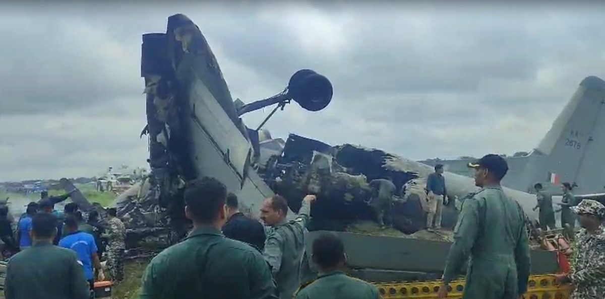 Indian Air Force AN-32 Cargo Plane Crashed