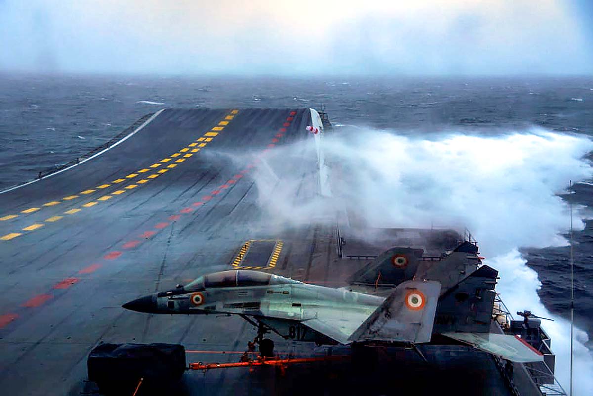 nuclear powered aircraft carrier ins vishal