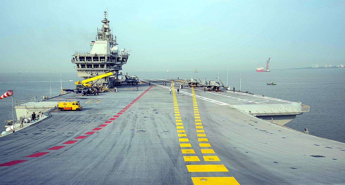 nuclear powered aircraft carrier ins vishal