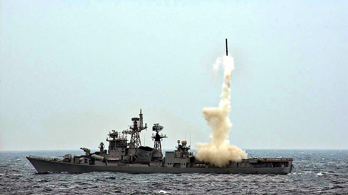 Indian Pakistan Navy Drill