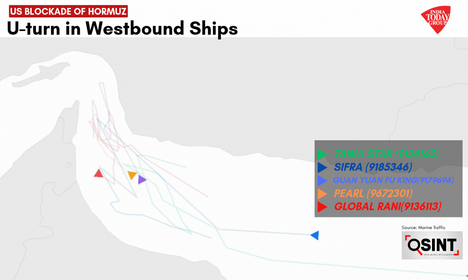 Iran-flagged container ship coming out of Bandar Abbas Iran-flagged container ship coming out of Bandar Abbas