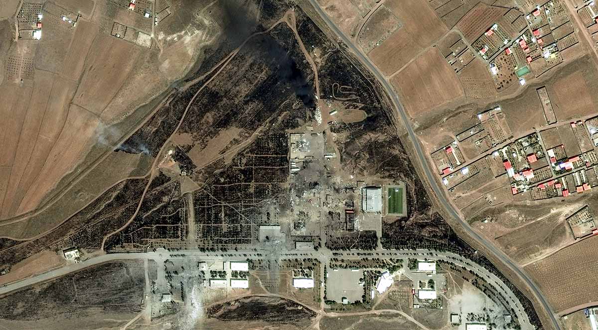 Destruição da Guerra do Irã de Israel Destruição da Guerra do Irã de Israel