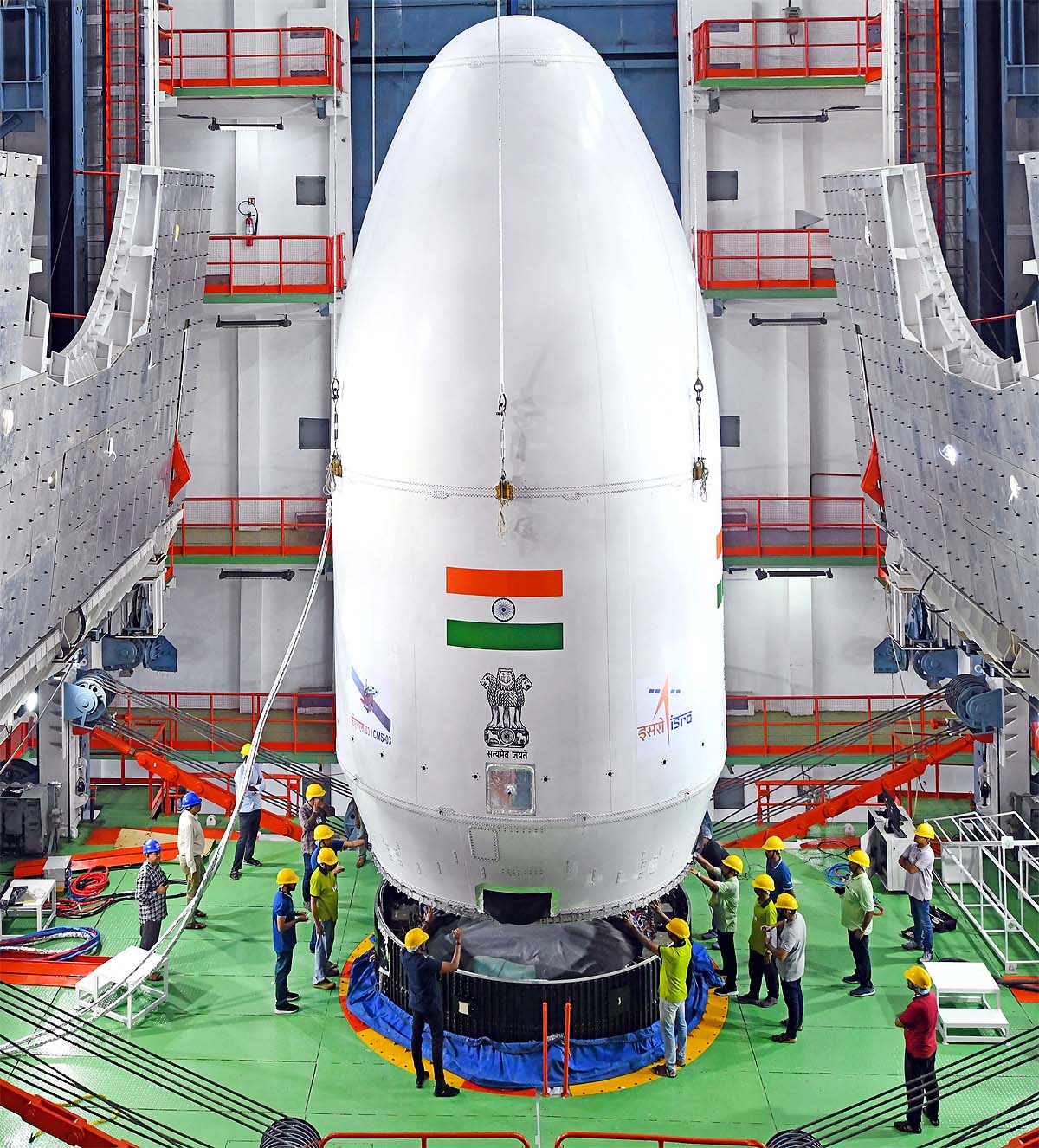  ISRO CMS 03 satellite launch