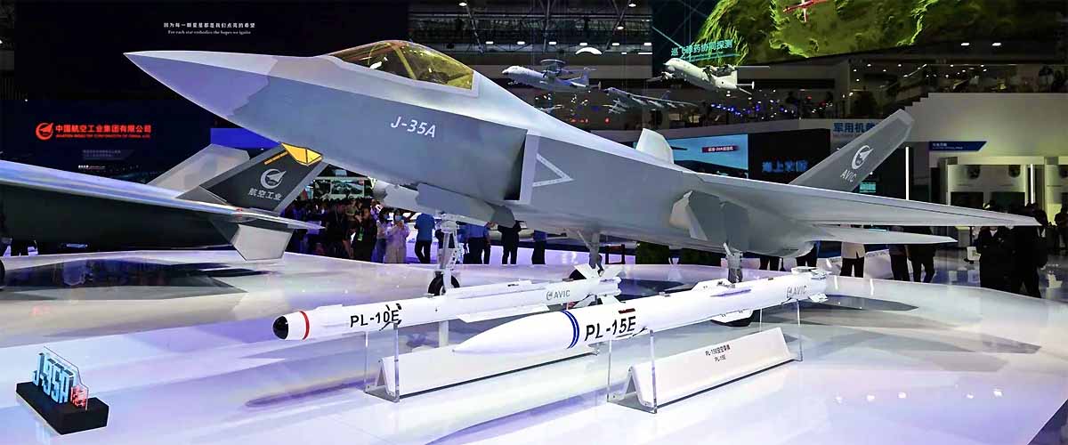 Chinas J 35A stealth fighter jet