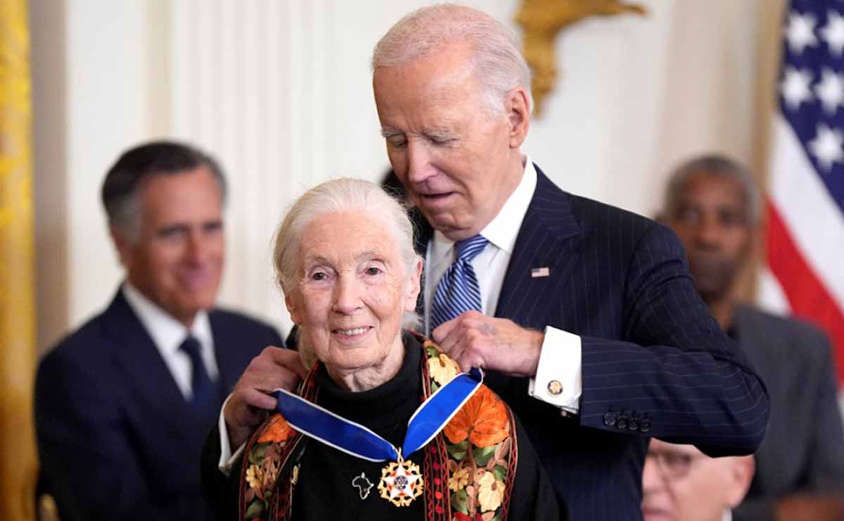 chimpanzee expert Jane Goodall