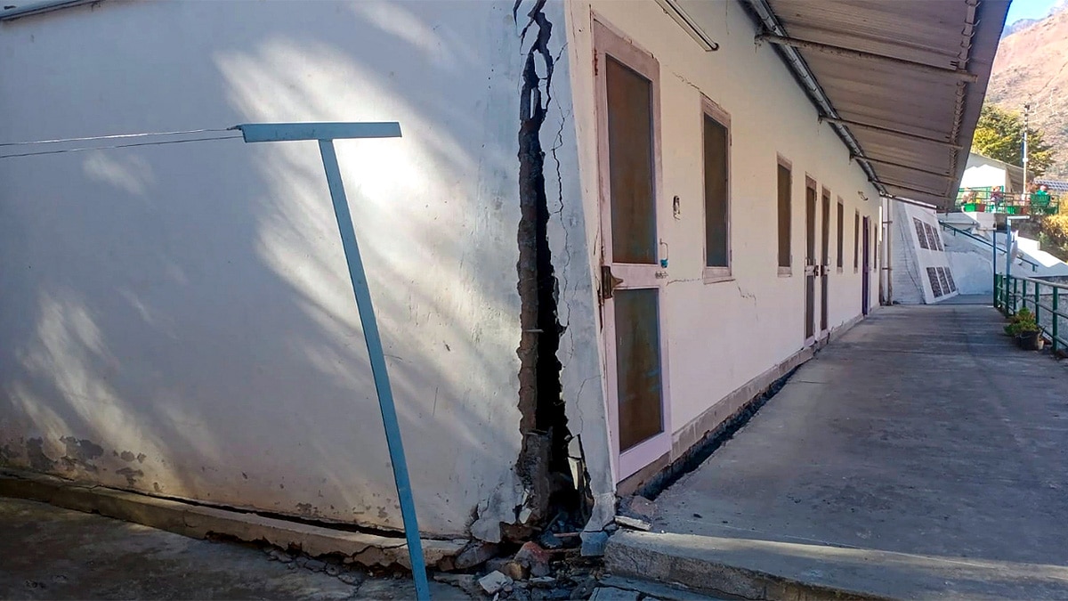 Joshimath land subsidence