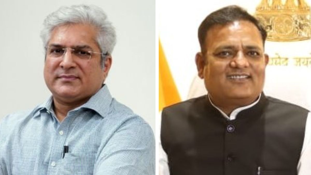 AAP विधायक कैलाश गहलोत और राजकुमार आनंद (बाएं से)