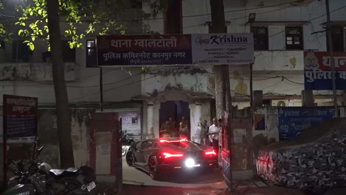 kanpur 12 crore lamborghini released 8 crore bond court order