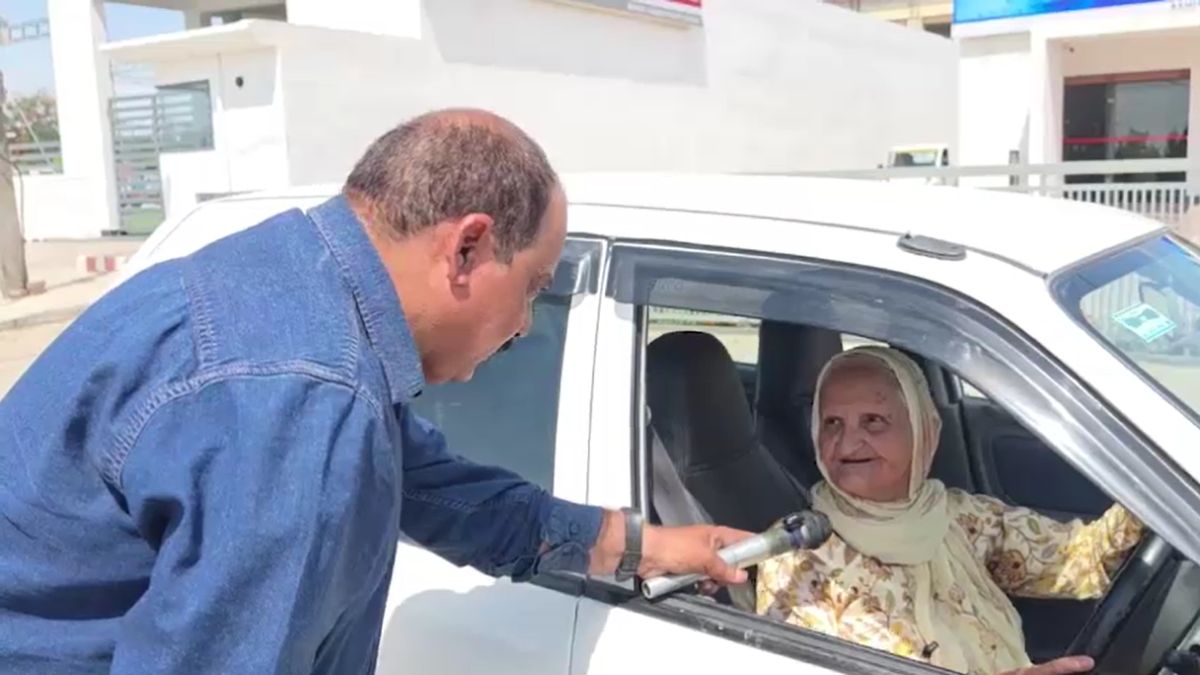 kathua 70 year old grandmother car driving highway video kathua 70 year old grandmother car driving highway video