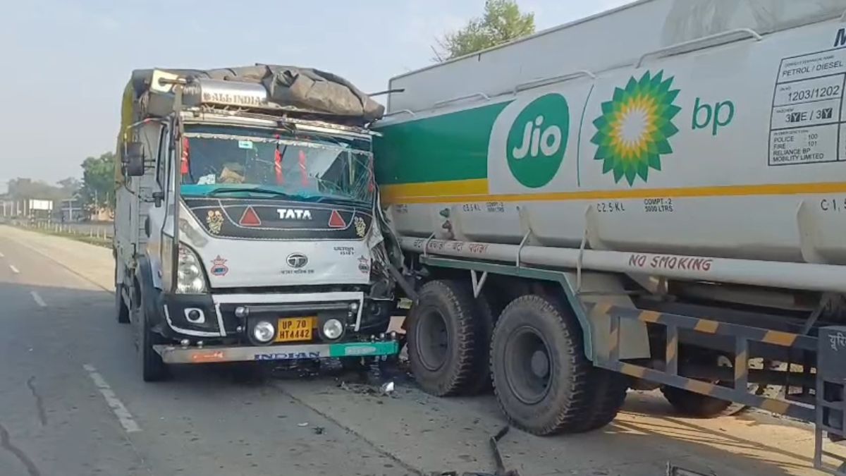 kaushambi diesel tanker accident oil loot highway kaushambi diesel tanker accident oil loot highway