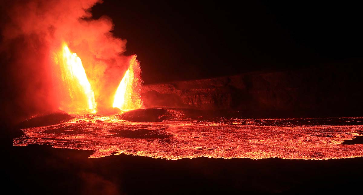 Kilauea Volcano Devil's Horn Kilauea Volcano Devil's Horn