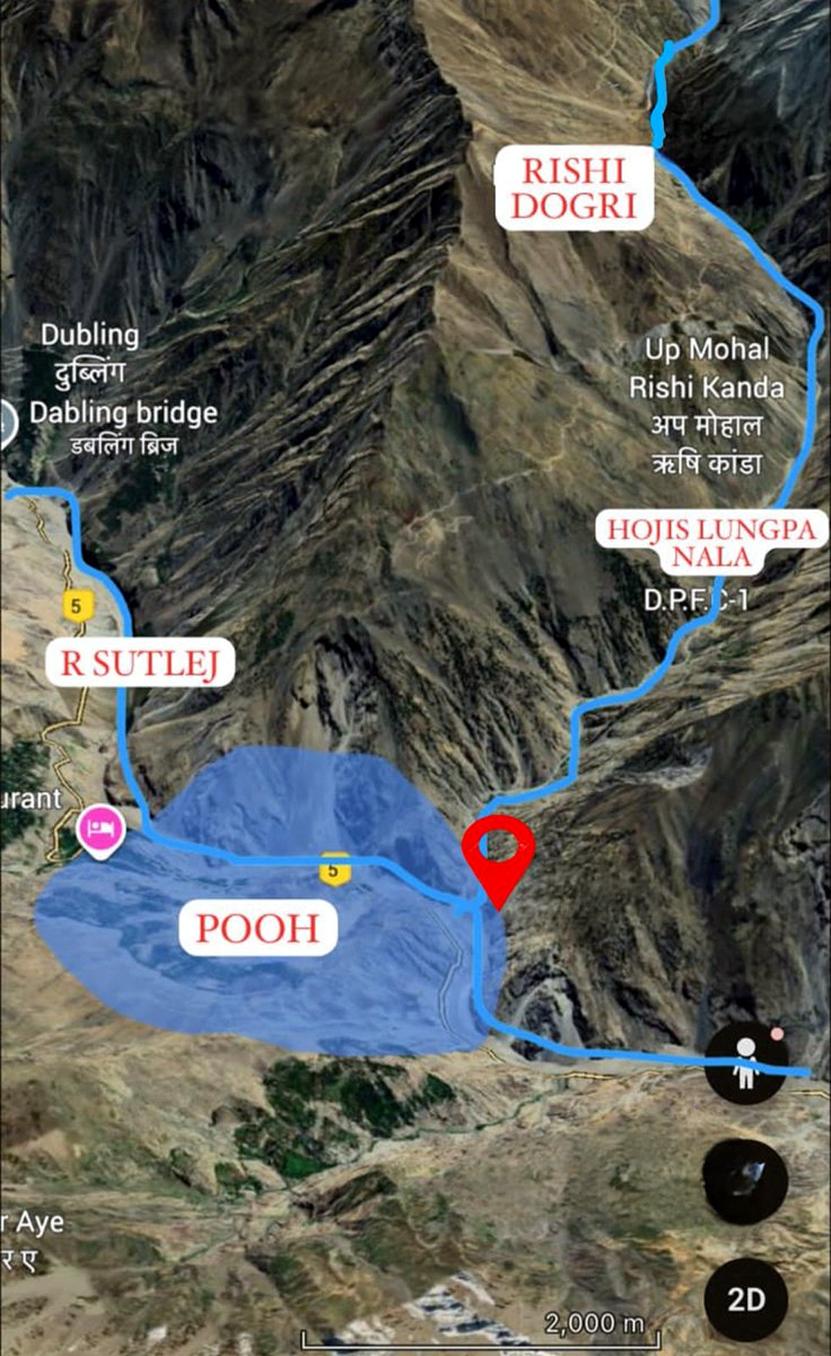 cloudburst flash flood kinnaur himachal
