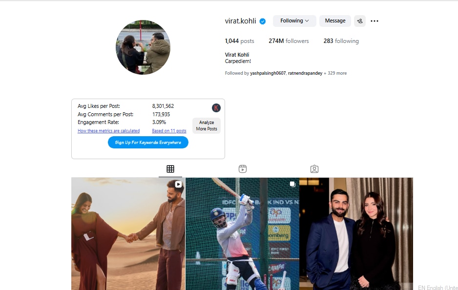 Kohli Insta 
