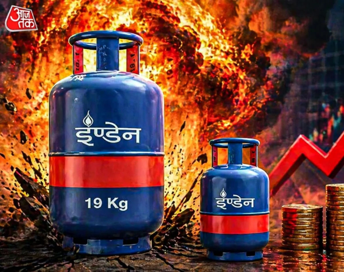 अक्टूबर के पहले दिन एलपीजी सिलेंडर हुआ महंगा. (Photo: ITG) LPG Cylinder Price Hike