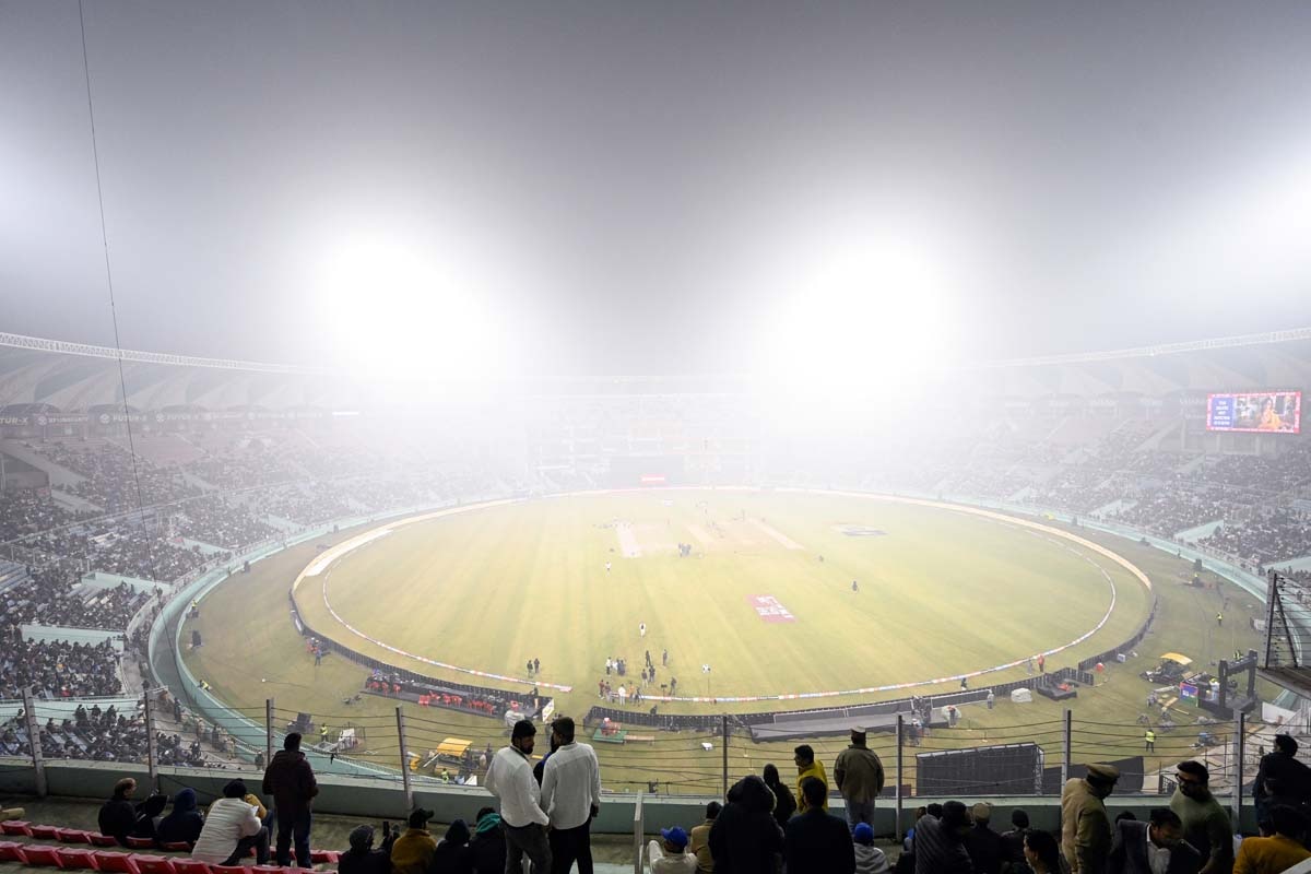 Dense fog Lucknow T20 cancellation Dense fog Lucknow T20 cancellation