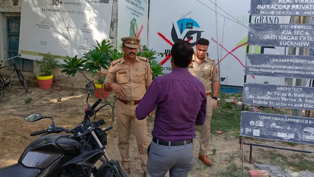 lucknow salon manager suicide case video 5 names bulldozer action apartment
