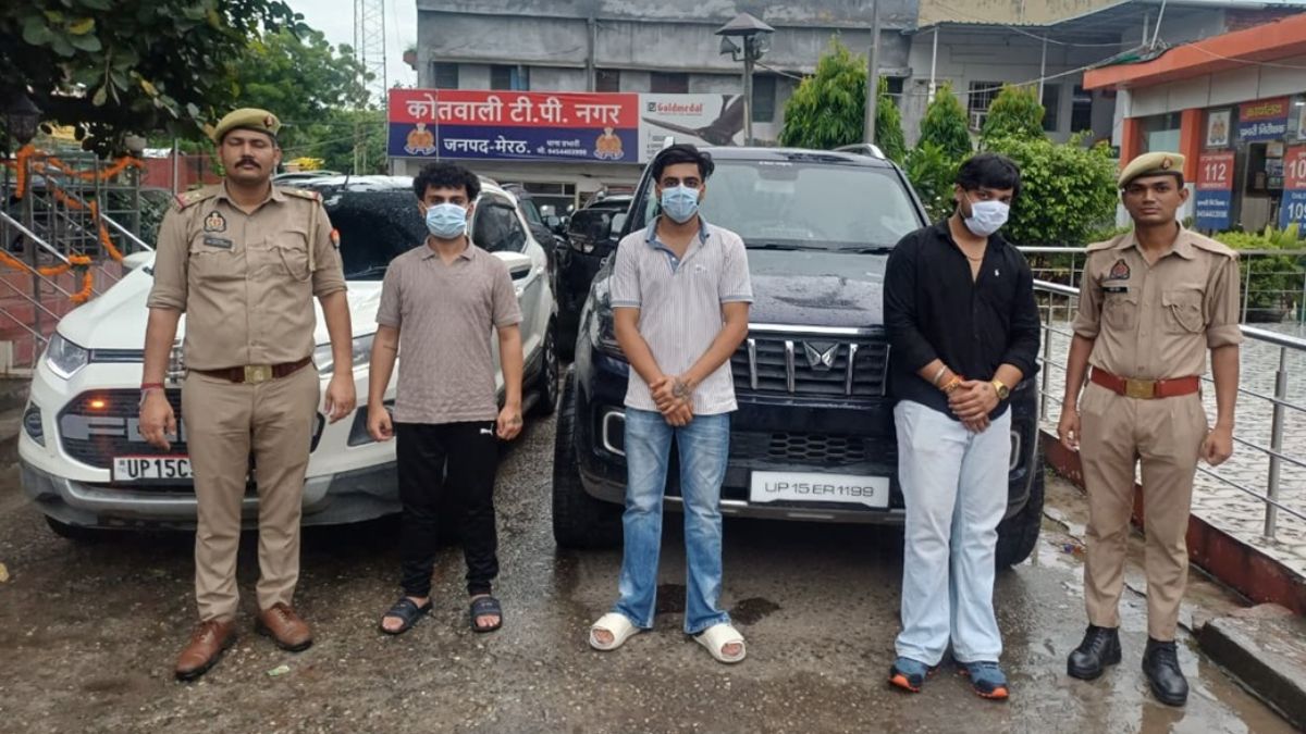 meerut birthday party street ruckus car stunts nh 58 three caught meerut birthday party street ruckus car stunts nh 58 three caught